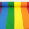 TELA DE BANDERAS SIN ESCUDO DE ANCHO 80 cm POR METROS (ORGULLO LGTBI, 5 METROS)