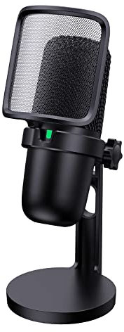 PC Microphone, ArctisX USB Condenser Computer Microphone for PC Laptop and Mac, Anti-Plosive Noise Shield, Tactile Mute, Cardioid Polar Pattern, Recording Mic for Streaming Gaming Podcasts, Plug&Play