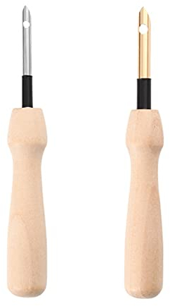 Stanznadel, Punch Nadel, Stickstift, Punch Needle, Stickerei Stanznadel Stift, Holzgriff Stickstifte, Tragbarer Holzgriff Stickerei Stanznadel Stift, der Webwerkzeug Näht und Sticken DIY Handwerk