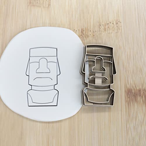 Moai ohne Mütze cookie cutter Fondant Keksstempel/Ausstechform keksausstecher PLA ca.8cm