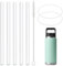 CampTek Replacement Straws Compatible with YETI Rambler 26oz Vacuum Insulated Bottle,Include 5 BPA-FREE Straws,1 Straw Cleaning Brush