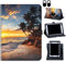 for Nokia T10 Tablet Case/for Nokia T10 8 inch 2022 Tablet Case, 360 Degree Rotating Stand and Magnetic Closure Case for Nokia T10 (Model TA-1472) Tablet 8 inch 2022 Release,Sunset Beach