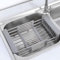 JUPPLIES - Escurridor Extensible para Fregadero Multi-Funcional - Escurreplatos Adaptable para Fregadero - Colador Expandible de Cocina para Verduras, Platos