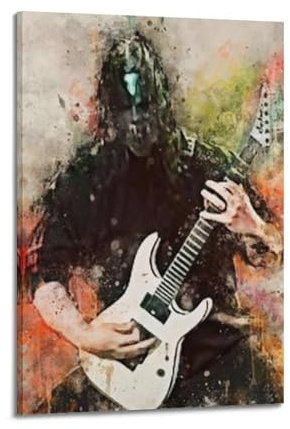 Mick Thomson Poster, Kunstdruck, Foto-Dekoration, Wohnzimmer, Junge, Schlafzimmer, Dekoration, Leinwand, Kunst, Geschenk, 30 x 45 cm, Rahmenstil-39
