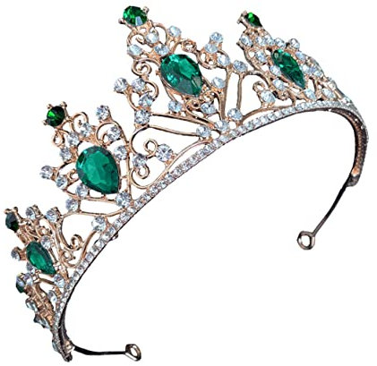 WOONEKY Einzigartiges Braut-haar-accessoire Hochzeitskrone Für Frauen Bankett Abschlussball Fotoshootings Kopfschmuck