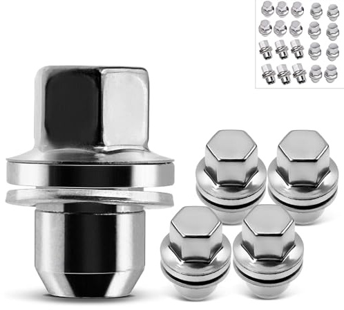 M14-1.50 Wheel Nuts Compatible with Land Rover Range Rover Sport Discovery LR3 LR4 Front and Rear 5-PC Set