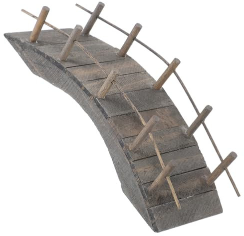 TOYANDONA Tiny Bridge Figurine Miniature Garden Bridge for Dollhouse Decor Lightweight Landscaping Ornament for Decoration