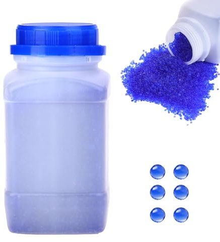 Hominas Silica Gel Trockenmittel, Silicagel Blau Regenerierbar Kieselsäuregel Trocknungsmittel Effektiv Absorbierend 530 g für die Kamera