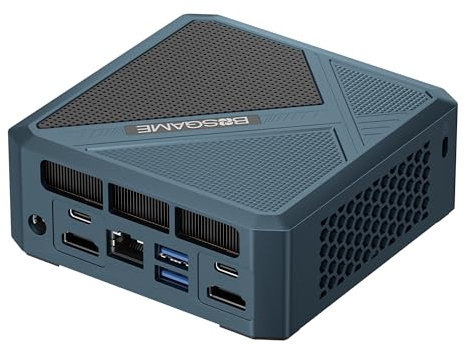 BOSGAME P5 Mini-PC, AMD Ryzen 5 6600H Prozessor (bis zu 4,5 GHz), Windows 11 Pro Mini-Computer, 24 GB DDR5 RAM 512 GB PCIe3.0 SSD, Mini-Gaming-Desktop-PC