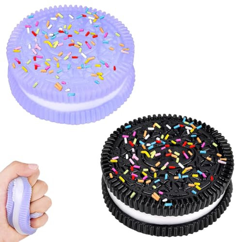2 Stück Squishy, Fufu Squishy, Taba Squishy, Squishy Squeeze Spielzeug,Taba Squishy Set, Biscuit Toy für Stress Relief, Stress Relief Squishy Toy, Stress Squeeze Toy für Adults und Children