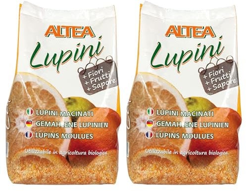 Altea lupini macinati per limoni, concime agrumi, lupini essiccati per piante acidofile, consentito in agricoltura biologica, fertilizzante 100% naturale, sacchetti da 1 kg (2)