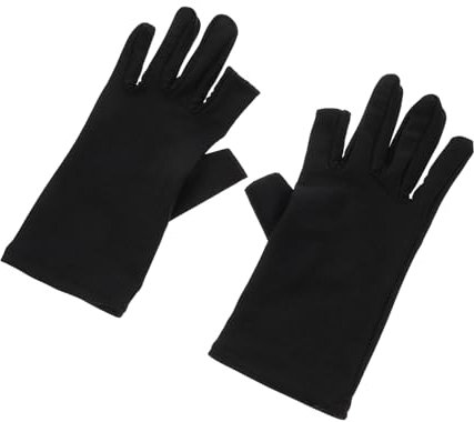 FRCOLOR Sunscreen Glove Cover Thin for Manicure Uv Protection Skin Protective Gloves for Nail Art for Salon Tools