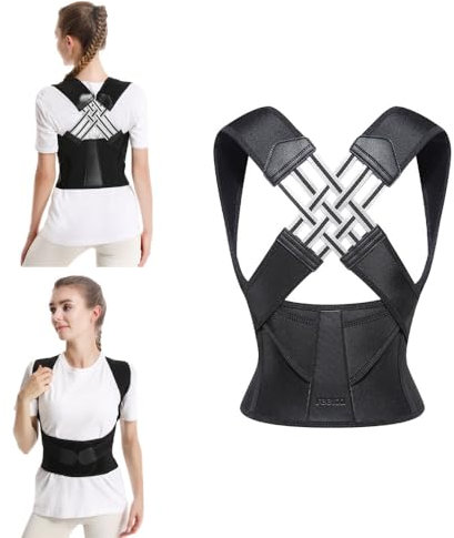 MEIION KörperHilfe PosturaPro - Orthopädische Rücken- und Haltungsorthese für den Alltag Verstellbarer Haltungskorrektor für Männer und Frauen – Ergonomische Rückenstütze