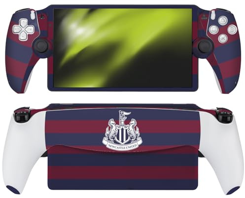 Head Case Designs Offizielle Newcastle United Football Club Away 2024/25 Wappen-Set Vinyl Haut Aufkleber Abziehbild Abdeckung kompatibel mit Sony PS5 PlayStation PS Portal