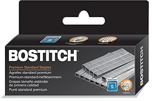 PaperPro - 1901-26/6 Premium Premium Standard Staples, Full-Strip, Pack of 5000 Pins Silver