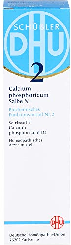 DHU Schüßler-Salz Nr. 2 Calcium phosphoricum D4 – Das Mineralsalz der Knochen und Zähne – das Original, 50 g Salbe