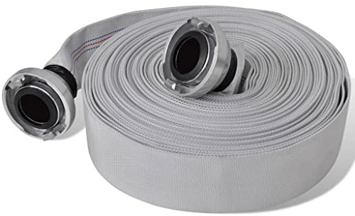 vidaXL Fire Hose Flat Hose 20 m with C-Storz Couplings 2 Inch