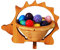 CleanPrince Faltkorb Igel Klappkorb 30 x 30 cm Faltkorb Holzkorb Korb Schale Obstkorb Obstschale Holz faltbar Untersetzer Herbstdeko Deko