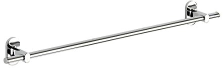 WENKO Power-Loc® Badetuchstange Uno Puerto Rico - Handtuchstange, Befestigen ohne bohren, Zinkdruckguss, 58.5 x 7 x 6.5 cm, Chrom