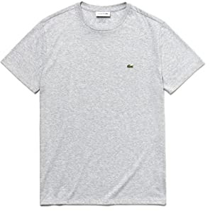 Lacoste Men's Kurzärmliges T-Shirt Aus Pima-Baumwolle Mit Rundhalsausschnitt T-Shirt (Pack of 1)