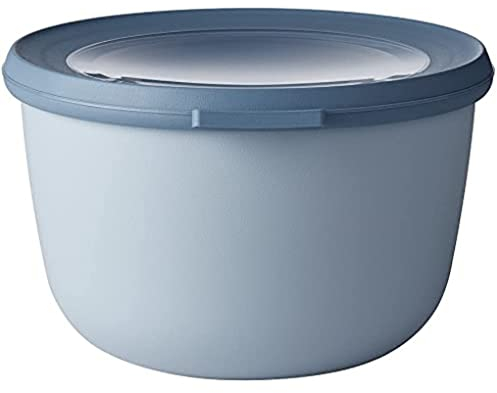 Mepal - Bol Multi-Usage Cirqula - Nordic Blue - capacité 1000 ML - Couvercle Amovible - incassable - étanche – Stockage au congélateur, Stockage à Froid – Passe au Lave-Vaisselle