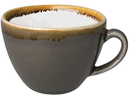 Olympia Kiln HC390 X 6 Smoke Cup 230Ml Kitchen Restaurant Catering Mug Porcelain, Grey
