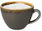 Olympia Kiln HC390 X 6 Smoke Cup 230Ml Kitchen Restaurant Catering Mug Porcelain, Grey