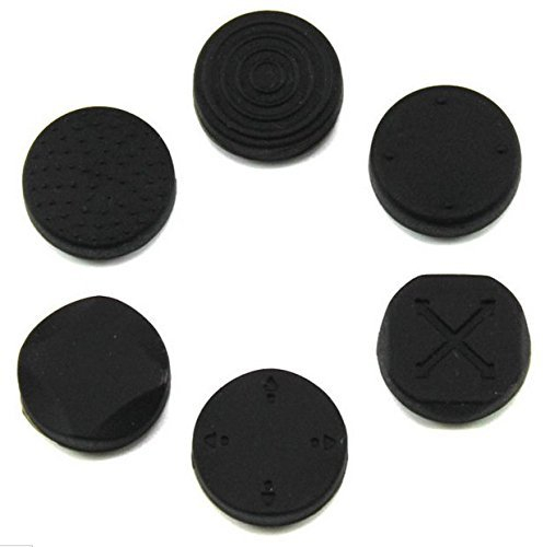 1 Set analoge Silikon-Joystick-Kappen für PSV 1000 2000 (schwarz)