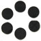 1 Set Analogico Silicone Thumb Stick Grip Joystick Caps Copertura per PSV 1000 2000 (nero)