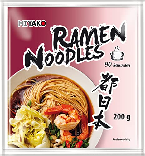 Miyako Ramen Nudeln japanisch, 12er Pack (12 x 200 g)