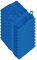 Miamar Lot de 10 Gant de Toilette 15 x 21 cm Absorbant Doux en 15 Couleurs Disponibles 500g/m² 100% Coton Öko-Tex Bleu Royal