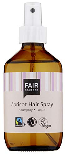 FAIR SQUARED Hair Spray Apricot 240 ml - jedes Haar - vegane Naturkosmetik - Zero Waste