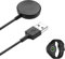 RuenTech Ladestation Kompatibel mit Samsung Galaxy Watch Active 2 40mm 44mm/Samsung Galaxy Watch 3 41mm 45mm Ladekabel Ladegerät Ständer (Black-1)