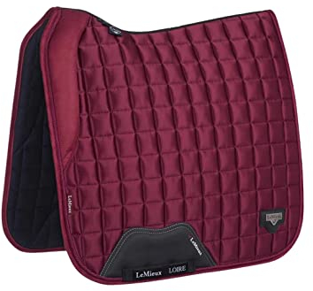 LeMieux Satin Dressur Schabracke, Mulberry Loire Memory Square, L