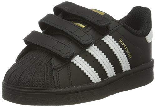 Adidas Superstar CF I, Scarpe da Ginnastica Unisex - Bambini e Ragazzi, Nucleo Nero/Bianco/Nucleo Nero, 21 EU