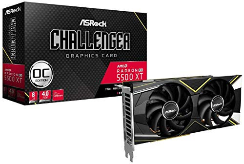 ASRock A0029391 Challenger D RX 5500 XT 8GB OC Grafikkarte