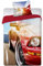 Bettwäsche Bettgarnitur 2 TLG. Set Sport Auto Mustang GT 140x200 + Kissenbezug Bettbezug Rot 100% Baumwolle Öko-Tex Mustang GT Rot