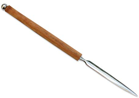 D.O.M.® Brieföffner LUXURY mit natürlichem Griff aus Olivenholz (Mit Gravur)