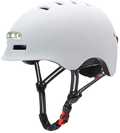 Casque de Vélo avec Lumière LED Écran pour Casque de Vélo pour Homme Femme Casque de Montagne Protection de Sécurité Réglable Snowboard