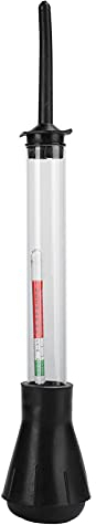 Akozon Aräometer Säure, 8-Zoll-Batterie Aräometer Elektro-hydraulisches Dichtemessgerät Schnellerkennung Auto-Reparatur-Tool
