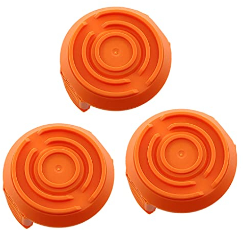 MCHNIC 3x Spulenkappenabdeckung Spulenkappe Deckel Kappe für Worx WA6531 GT WG150 WG151 WG152 WG153 WG154 WG155 WG156 WG157 WG160 WG163 WG165 WG166 WG170 WG175 WG180 Rasentrimmer