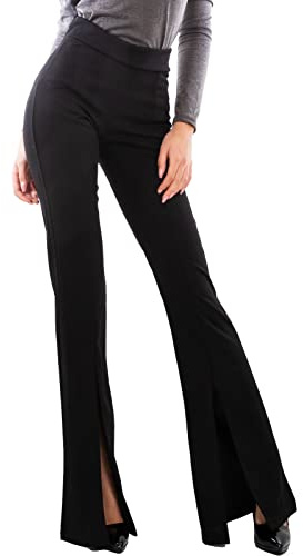 Toocool Pantaloni Donna Campana Aderenti Zampa Elefante Elasticizzati Hot Sexy JL-2148