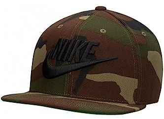 Nike Unisex Cap/Hat/Visor Sportswear Pro Futura, Medium Olive/Black, DC3972-222, MISC