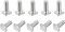 sourcing map Lot de 20 boulons à tête carrée M6 x 16 mm entièrement filetés en acier carbone Grade 4.8