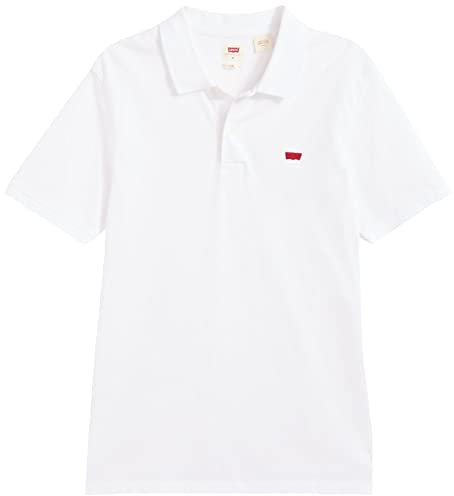 Levi's Slim Housemark Polo, Polo Uomo, Bright White, XS