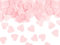 PartyDeco Konfetti Herzen 1,6x1,6cm 15g Tischdeko Hochzeit Romantik Streudeko Tischkonfetti Confetti rosa