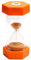 Sablier à minuterie, Sablier Enfant, Minuteur Sabliers, Sablier Sécurité Enfant, Coloré Sablier Sable Horloge Minuteur, Minuterie de Cuisine, décoration de Bureau à Domicile,15 Minutes, Orange