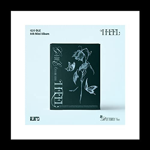 (G) I-DLE I FEEL 6th Mini Album CD+POB+Booklet+Lyric Paper+Photocard+Tracking Sealed GIDLE I-DLE (BUTTERFLY Version)