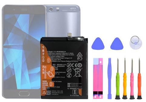 HIGHAKKU Ersatzakku Batterie HB386280ECW kompatibel mit Huawei P10 Honor 9 VTR-L09 VTR-L29 with Tools