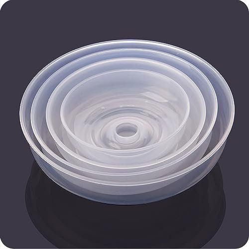 Azusumi Micro-ondes Couverture Transparence PP Matériel Protection des Aliments Saisir Conception Sûre Saine Micro-ondes éclaboussures Couverture (Grande taille 20cm)